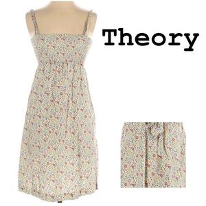 Theory Girls Shift Dress Summer Multicolor Floral